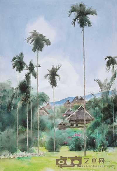 关维兴 版纳小景 77×52cm
